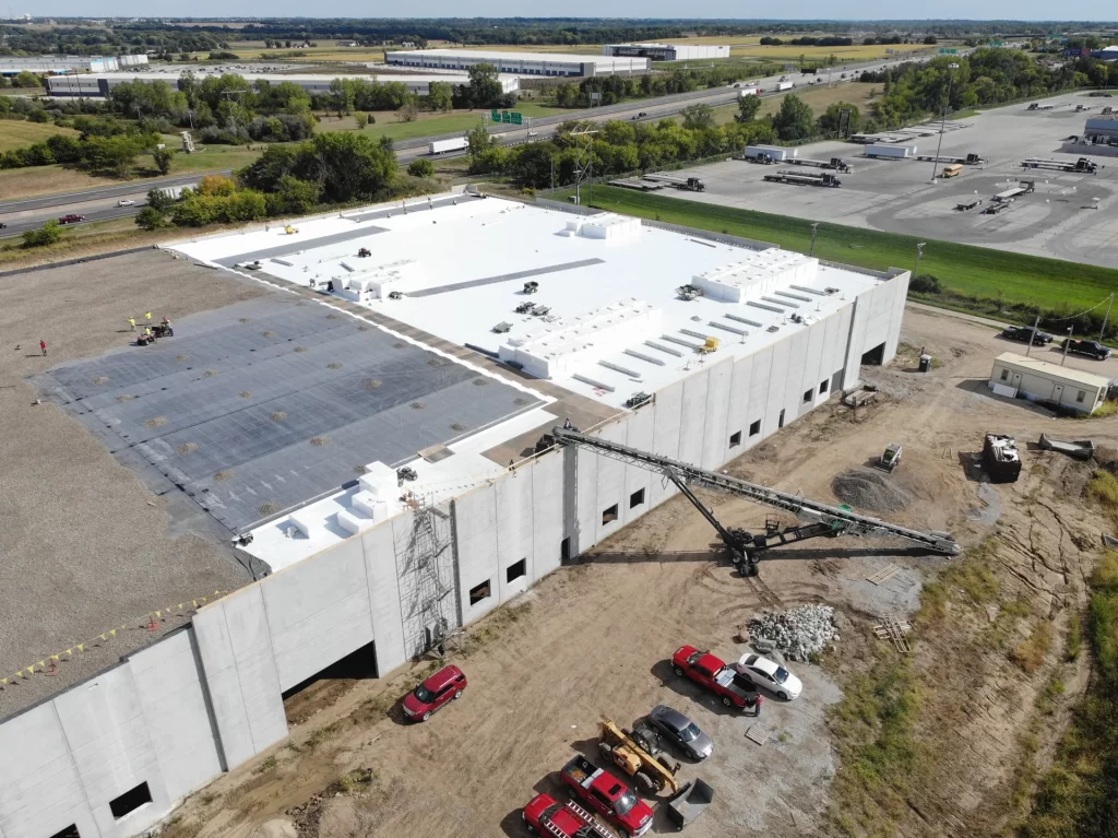 Academy Roofing aerial project photograph 2