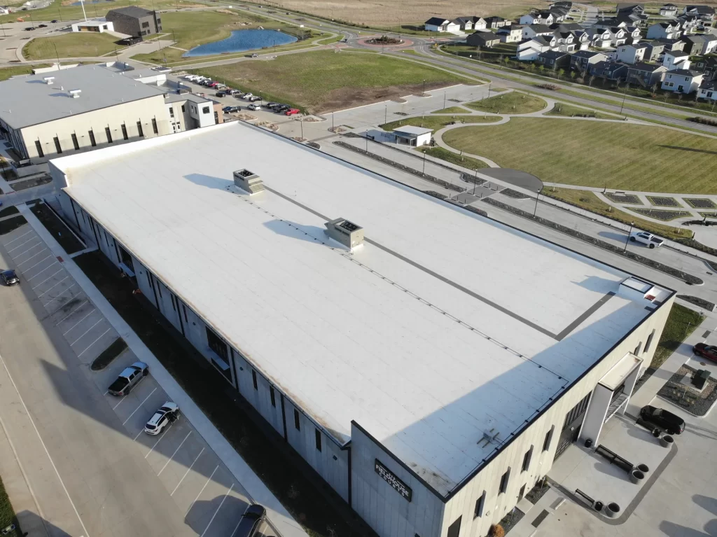 Academy Roofing aerial project photograph 4