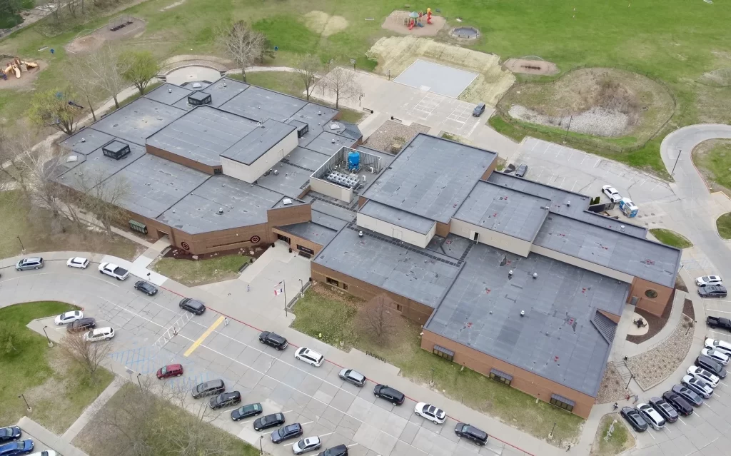 Academy Roofing aerial project photograph 7